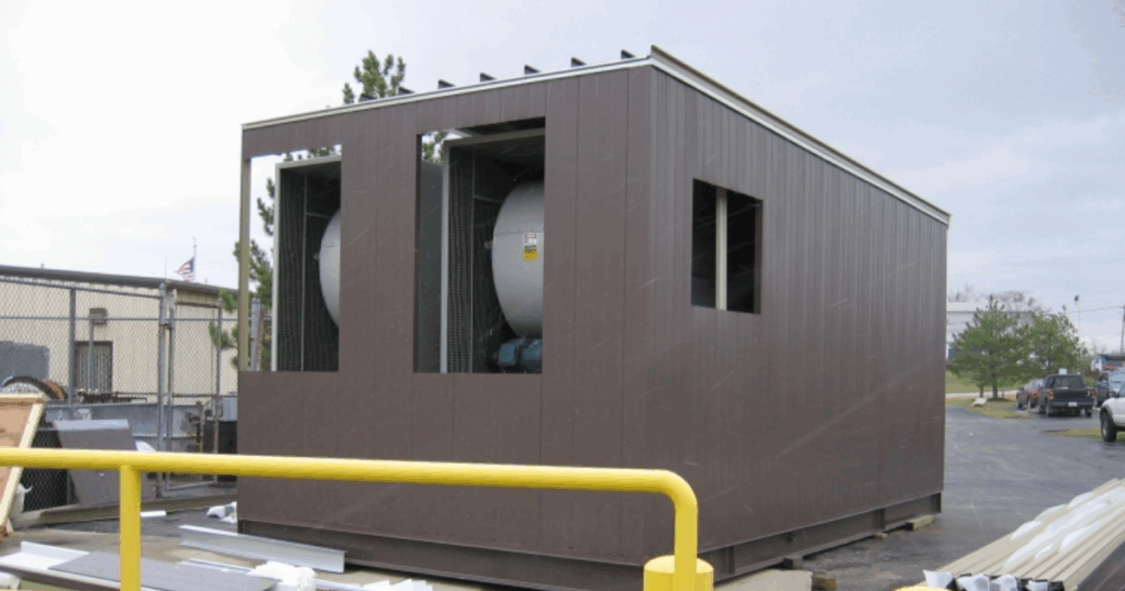 pre engineered gable metal building