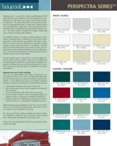 baycoat perspectra color chart